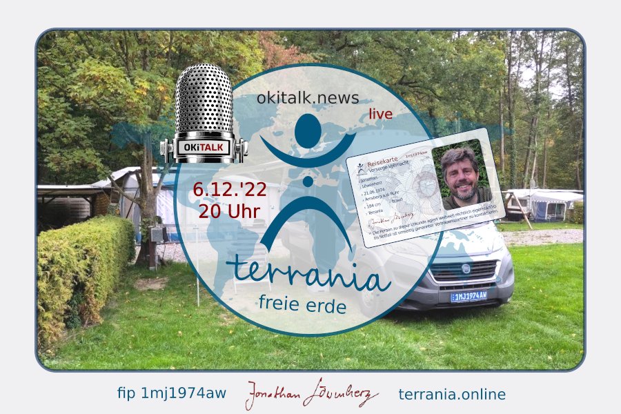 OKiTALK.news – Terrania – zu Gast ist Löwenherz – erfreie dich – 06.12.2022 –