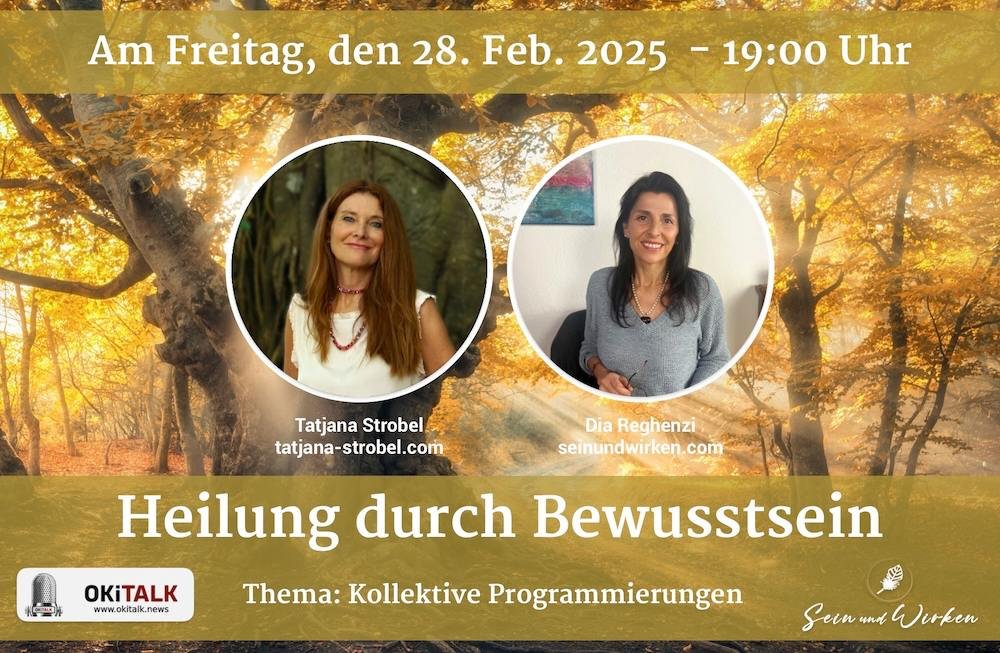 OKiTALK.news – Heilung durch Bewusstsein – 28.02.2025 – 19 Uhr live –