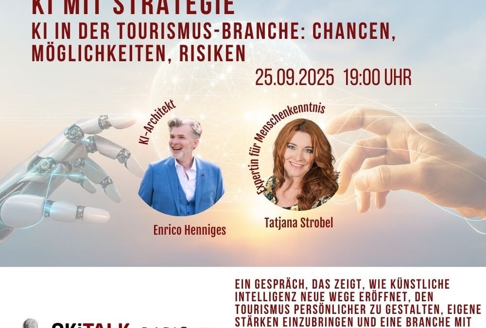 OKiTALK Live-Sendung: „KI mit Strategie – Der Podcast für Zukunftsdenker“ Donnerstag, 25.09.2025 – 19:00 Uhr live –